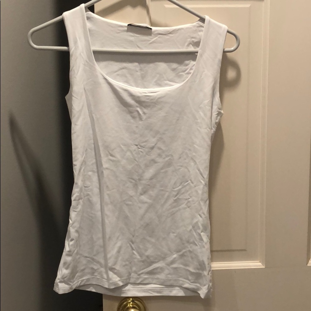 Zara scoop neck stretchy top